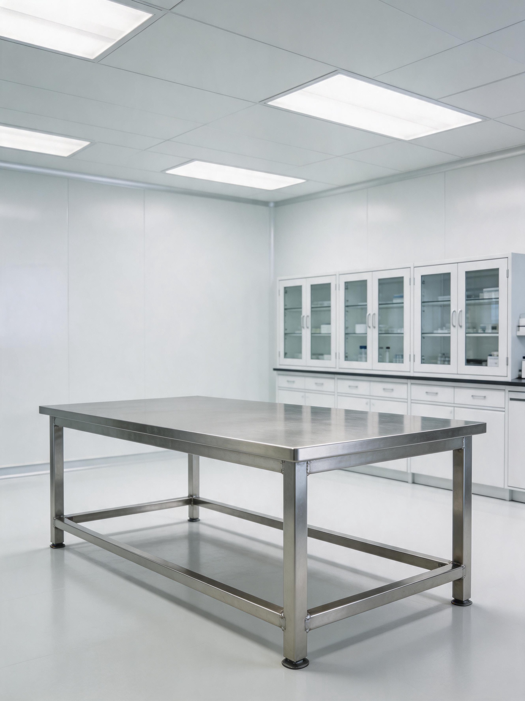 Specialist stainless-finish laboratory workstation