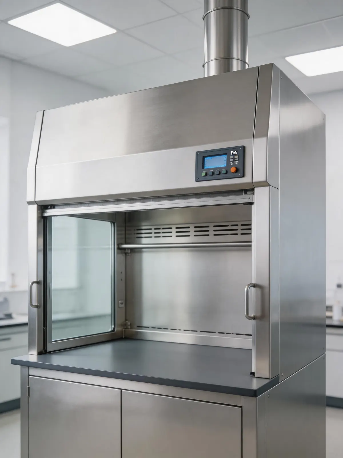 Reference fume hood and workbench for environmental sample preparation