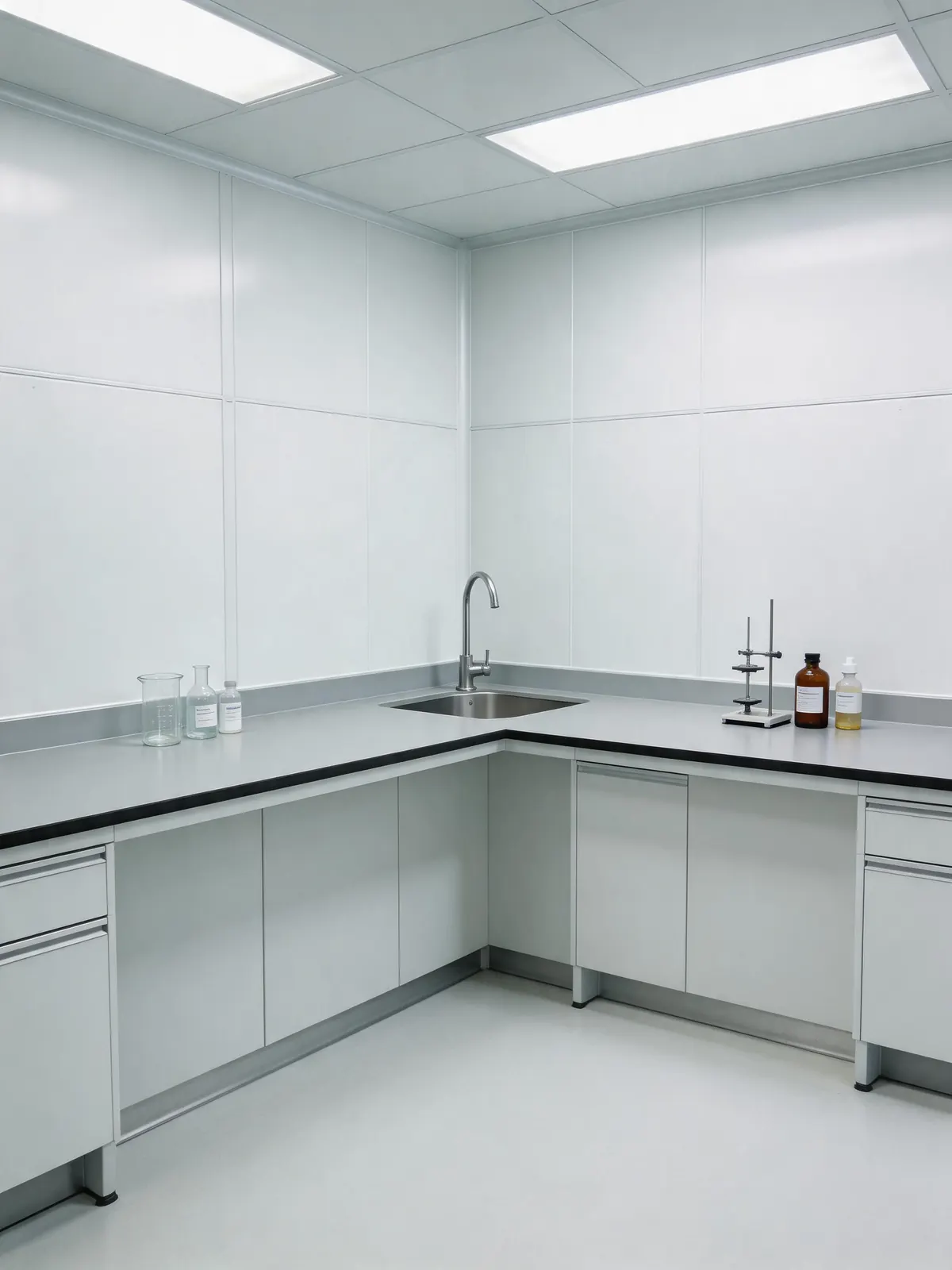 Reference materials and electronics testing laboratory workstation