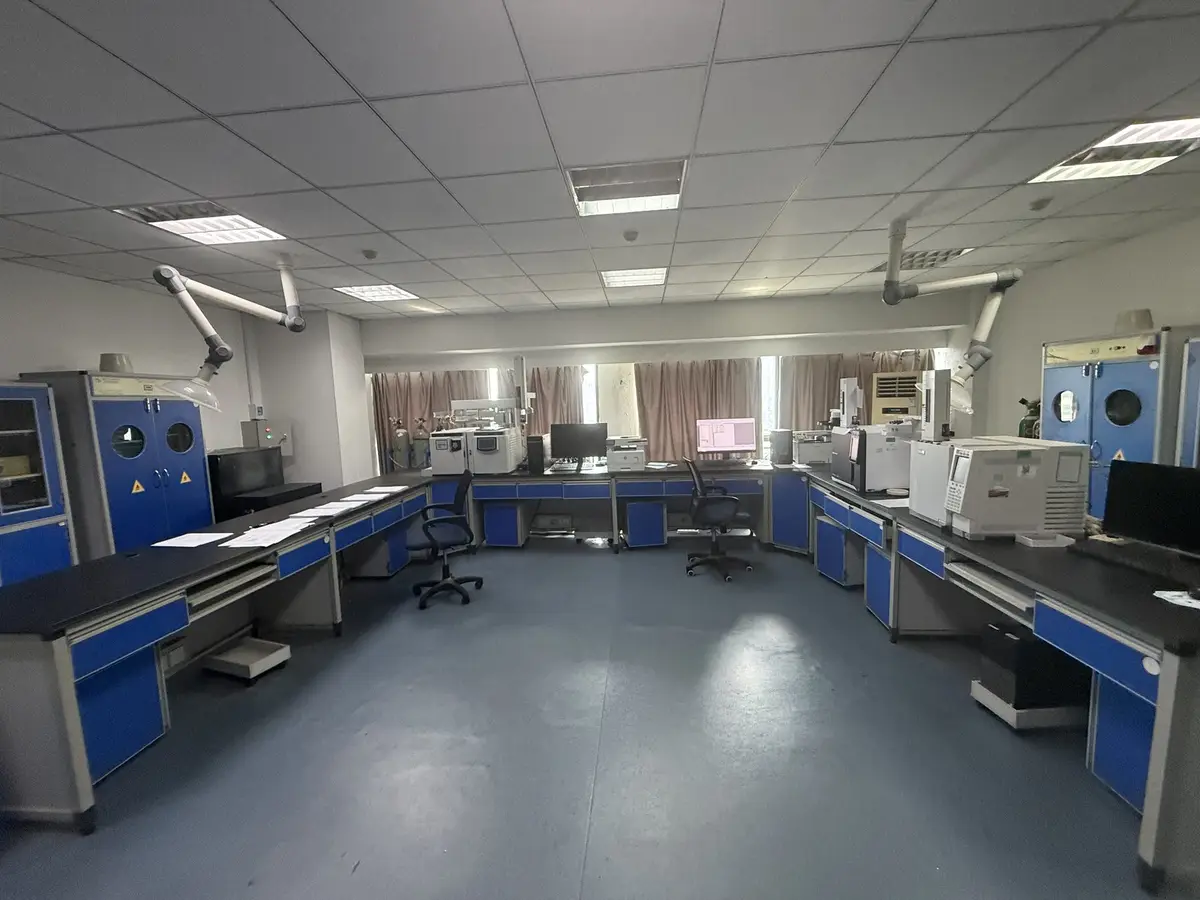 Industrial quality testing laboratory instrument benches